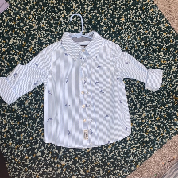 Boys OshKosh Long Sleeve Button Down Shirt - Picture 2 of 8